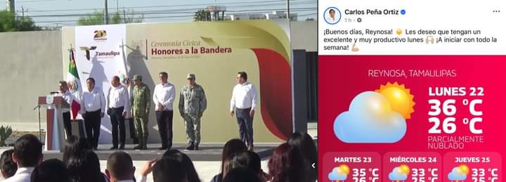 Desaira el alcalde de Reynosa gira del Gobernador Américo&nbsp;Villarreal.