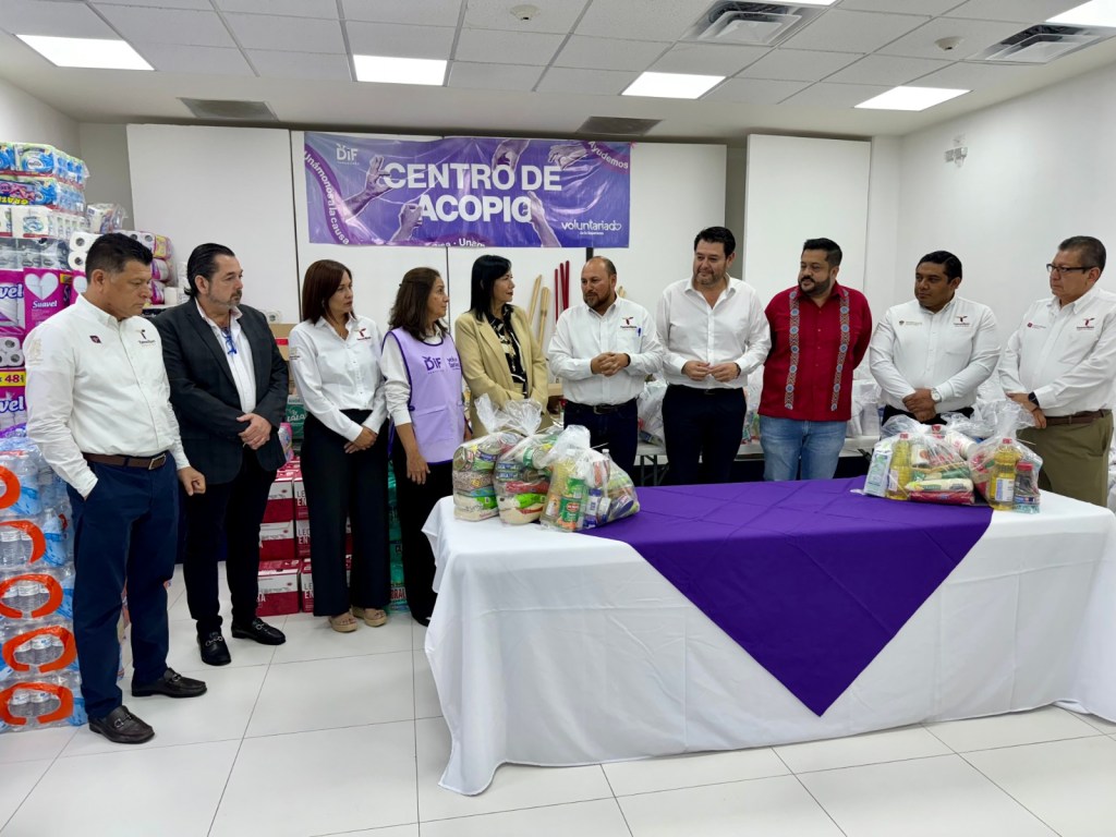 Entrega Secretaría General de Gobierno donativo para damnificados de la tormenta tropical&nbsp;Alberto