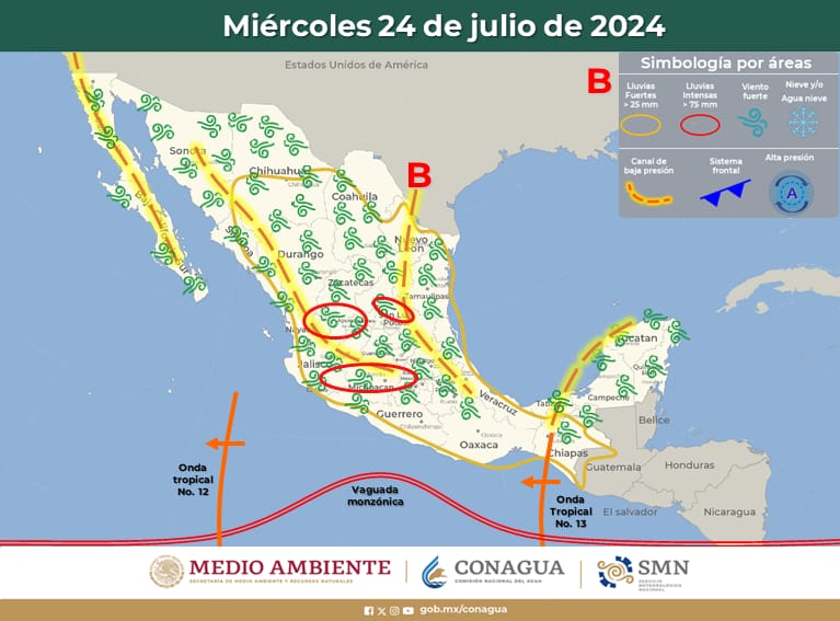 Nuevo sistema frontal fuera de temporada afectará a&nbsp;Tamaulipas
