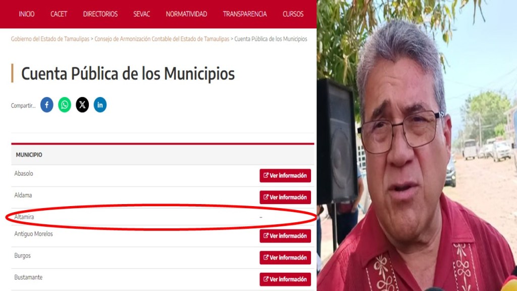 Ocultan Altamira y tres municipios más su cuenta&nbsp;pública