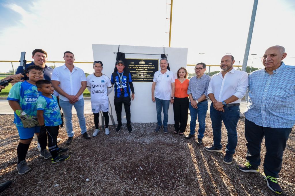 Moderniza Chucho Nader Campo de Futbol Profesional de la Ciudad&nbsp;Deportiva