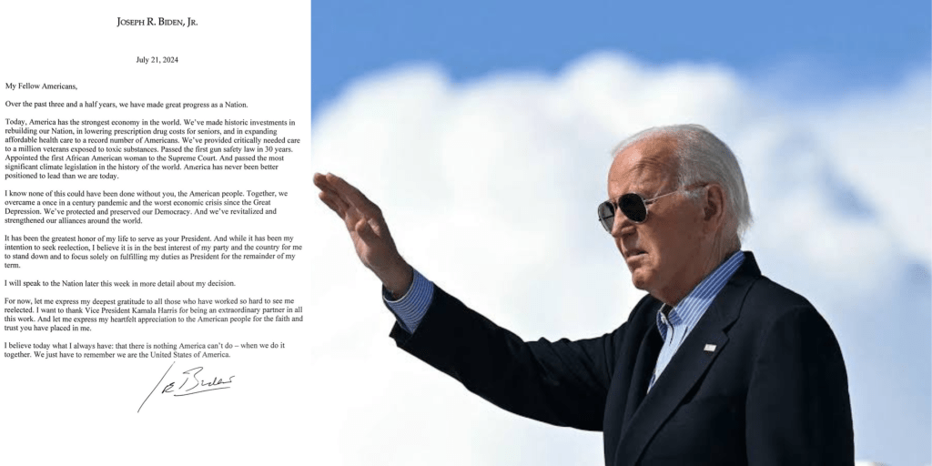 Joe Biden abandona la carrera presidencial&nbsp;2024
