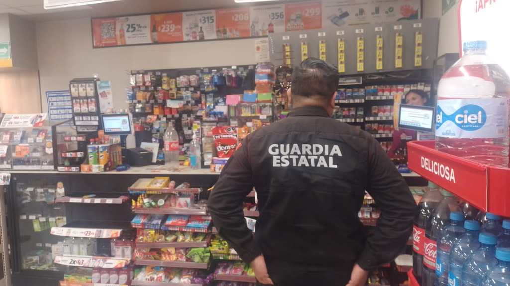 Guardia Estatal mantiene proximidad y vigilancia en negocios y centros&nbsp;comerciales