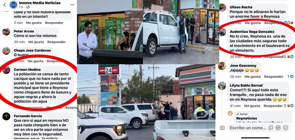  SIMULACRO, EL ATENTADO AL PAPÁ DEL ALCALDE DE REYNOSA. 