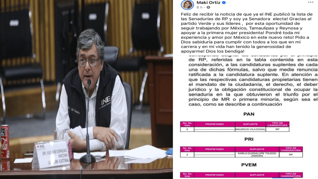 Pende de un hilo Senaduría pluri de Maki&nbsp;Ortiz