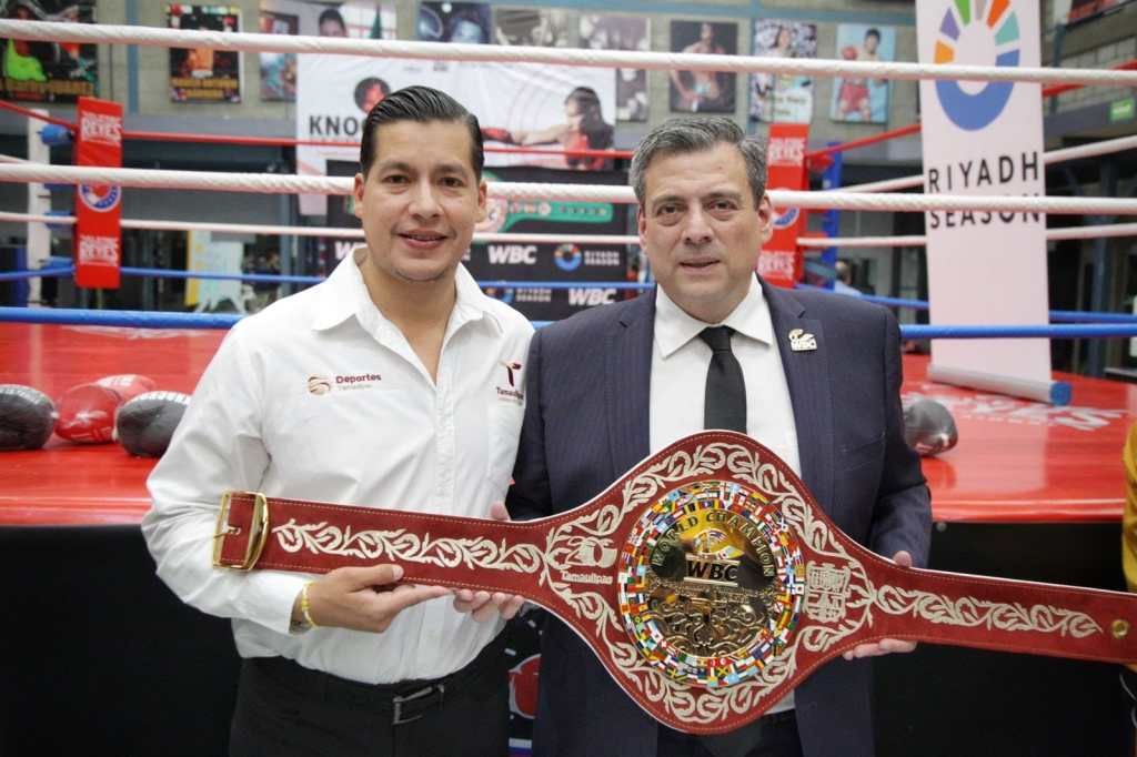 Presentan segunda edición del Cinturón Tamaulipas para la pelea entre «Canelo» Álvarez y Edgar&nbsp;Berlanga