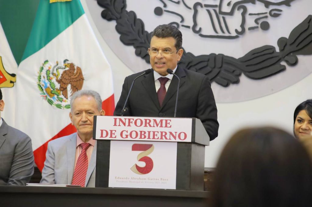 Lalo Gattás presenta avances y logros en su Tercer Informe de Gobierno en&nbsp;Victoria