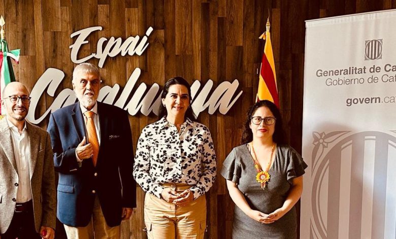 Busca Mónica Villarreal Anaya fortalecer lazos con el Gobierno de Cataluña Barcelona en&nbsp;México