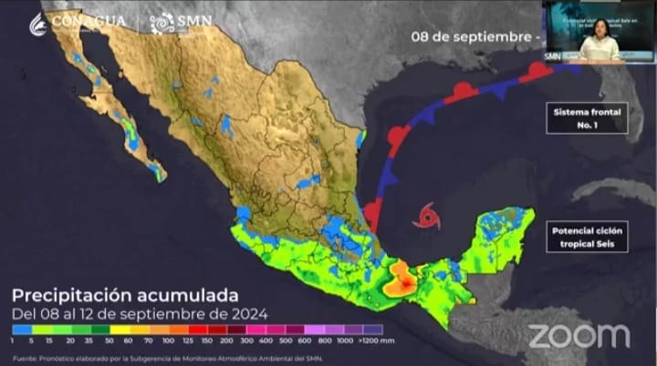 Alerta para Tamaulipas por ciclón tropical Seis; dejará lluvias extraordinarias y oleaje&nbsp;elevado.