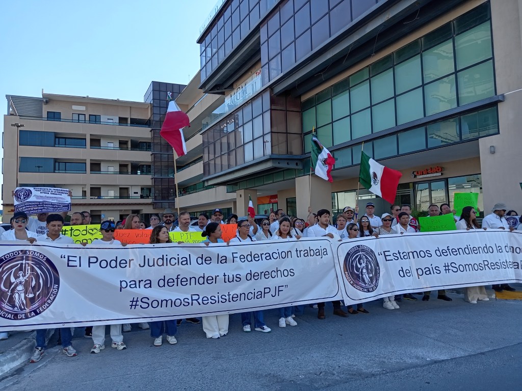 Mantienen trabajadores rechazo a Reforma&nbsp;Judicial