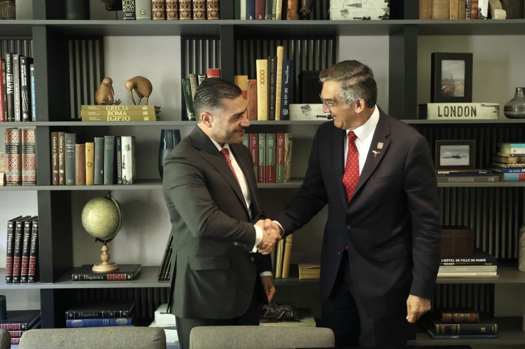 Tratan Américo Villarreal y Omar García Harfuch temas de seguridad en&nbsp;Tamaulipas