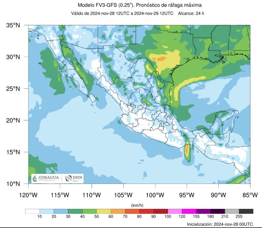 El frente frío 11 entrará con lluvias y frío a Tamaulipas a partir del&nbsp;viernes.