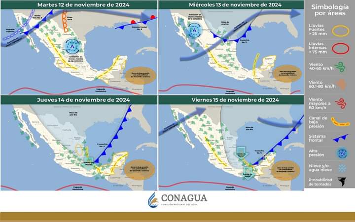 Frente frío amenaza con temperaturas de 5°C en la frontera&nbsp;tamaulipeca