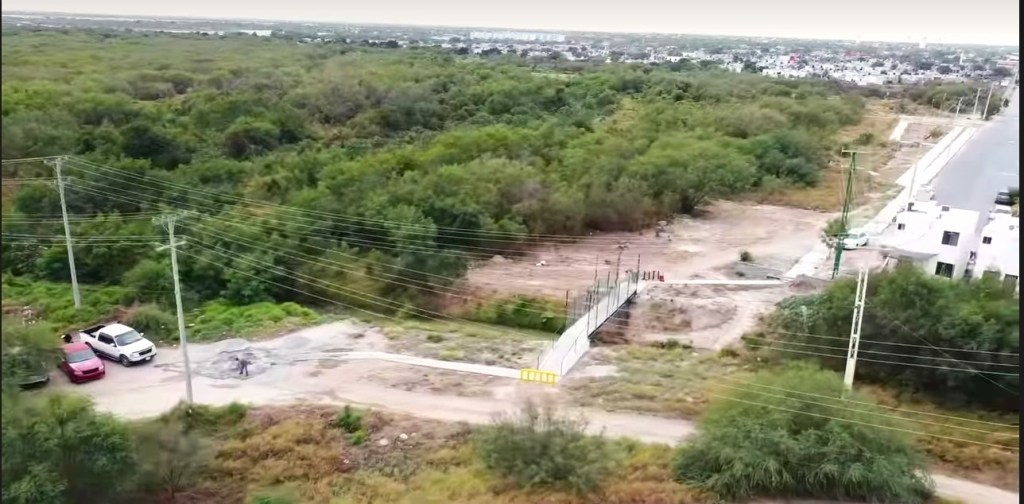 Avanza construcción del puente peatonal en el Parque del&nbsp;Norte
