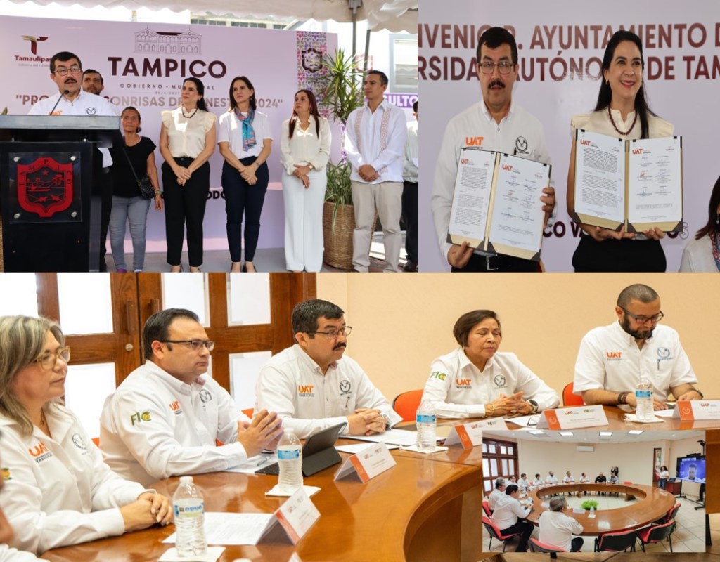 UAT y el Ayuntamiento de Tampico suman esfuerzos para el bienestar social:&nbsp;Dámaso