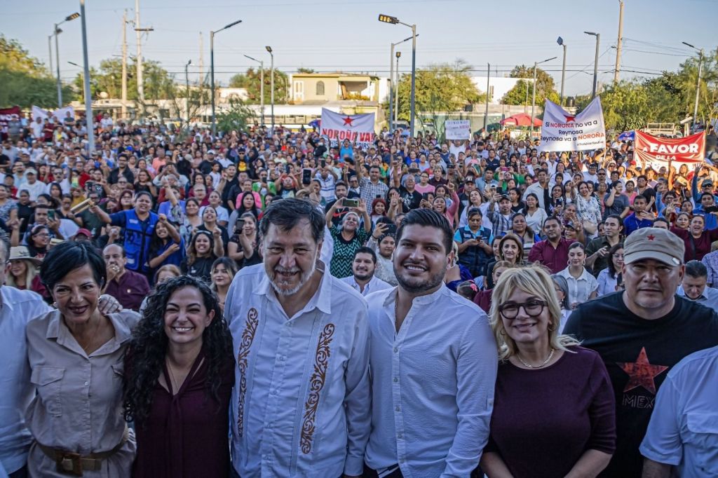 Recibe el primer morenista de Matamoros al Senador Gerardo Fernández&nbsp;Noroña