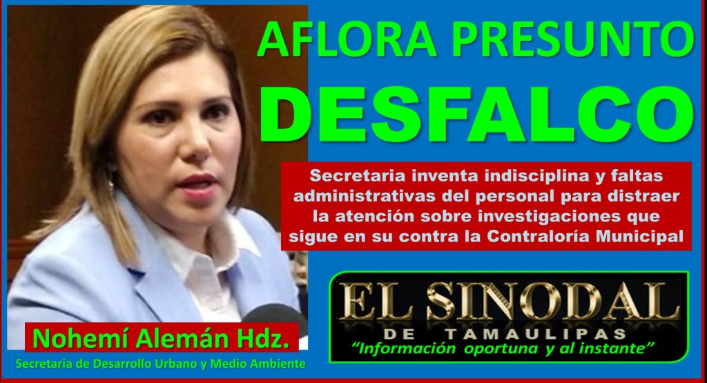 NEFASTA JEFA DE SEDUMA PRESIONA A&nbsp;EMPLEADOS