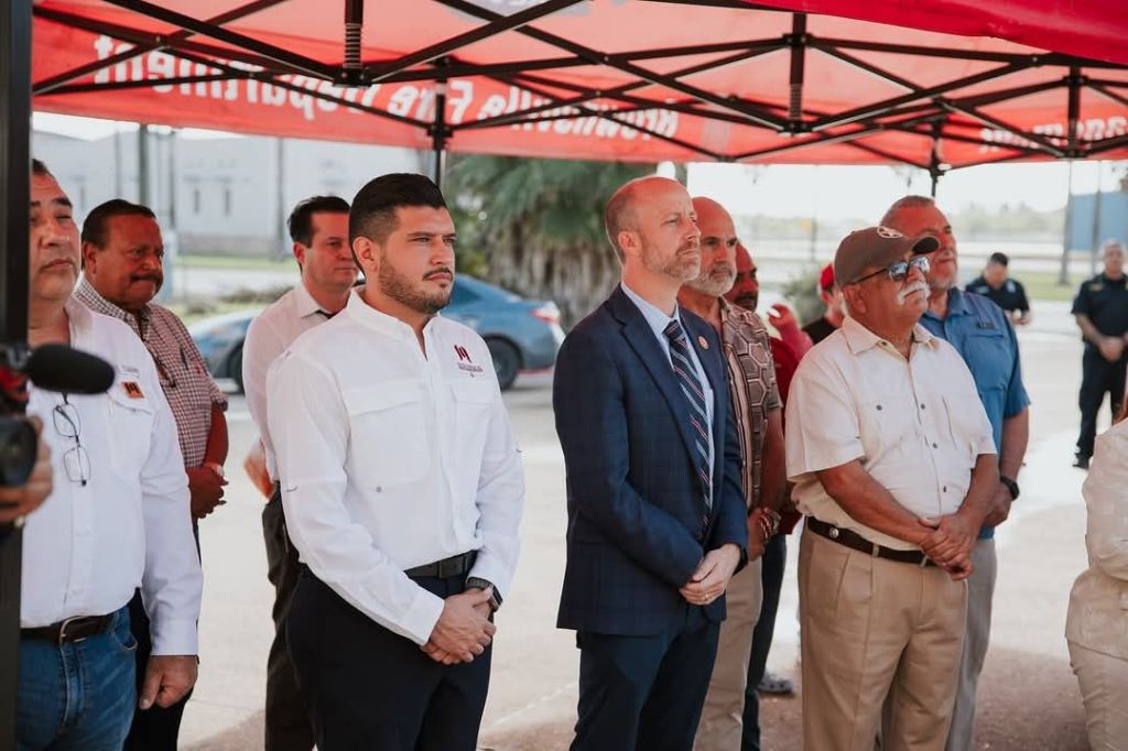 Bomberos de Matamoros reciben donación de equipo por parte de Brownsville Fire&nbsp;Department