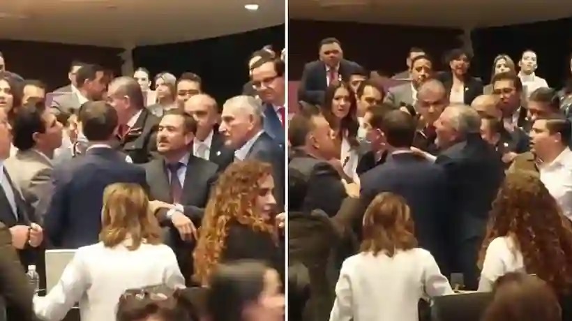 En las Cámaras se paso de las peleas parlamentarias, a las peleas&nbsp;callejeras