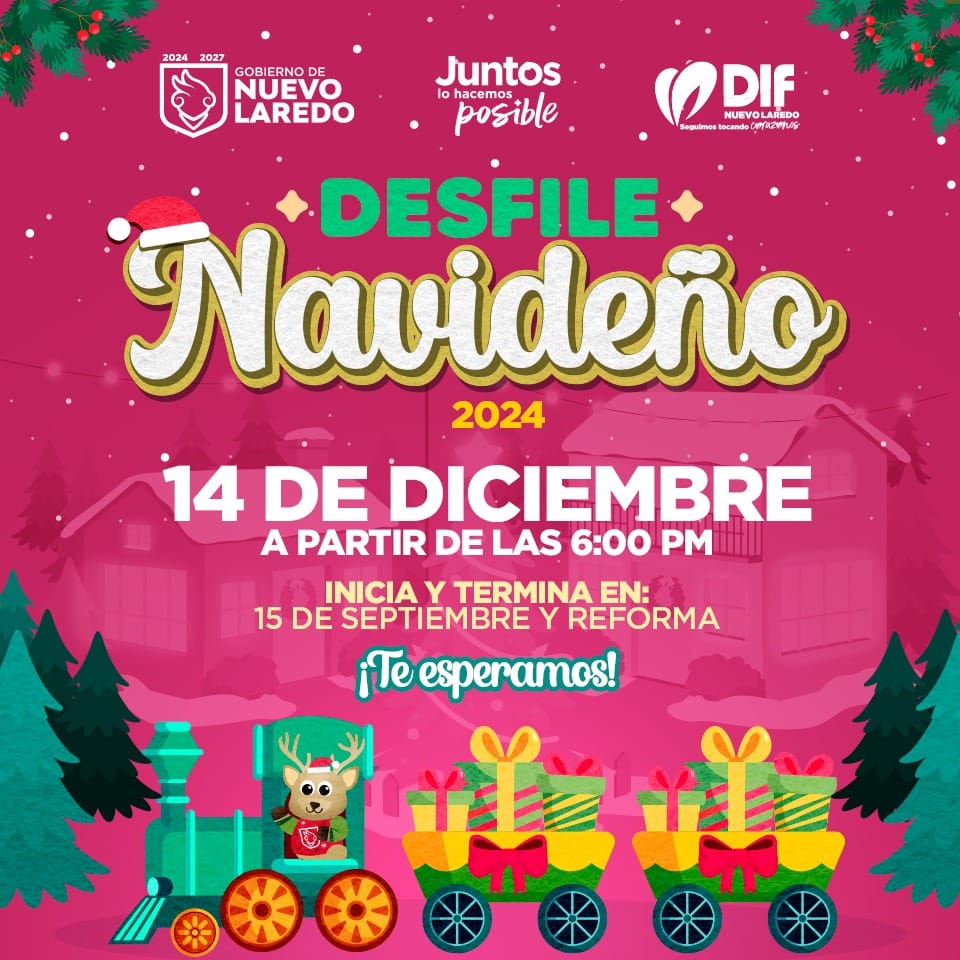 INVITA GOBIERNO MUNICIPAL AL TRADICIONAL DESFILE&nbsp;NAVIDEÑO
