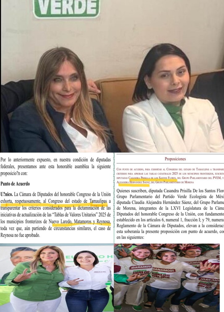 “DIPUTADAS FÉRREAS ENEMIGAS DEL&nbsp;PUEBLO”