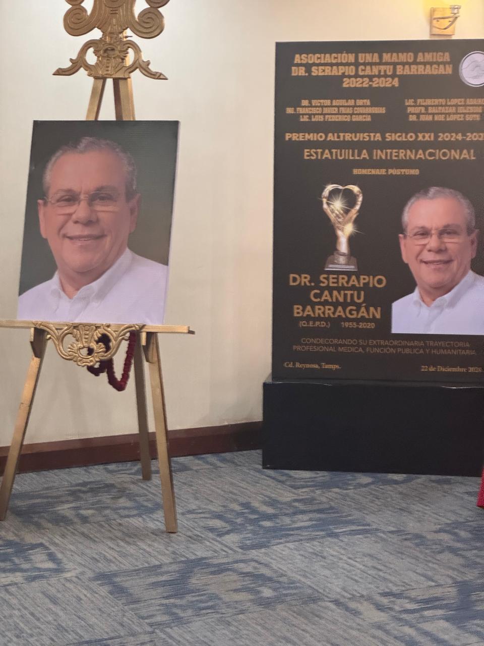 Rinden tributo póstumo a Serapio&nbsp;Cantú