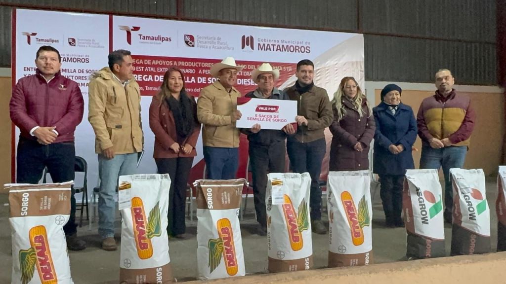 Impulsa gobierno el campo tamaulipeco con la entrega de semilla y&nbsp;diésel