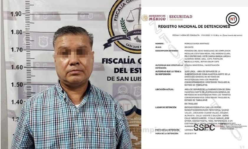 Detienen a Rómulo Garza, exsecretario de Bienestar de&nbsp;Tamaulipas