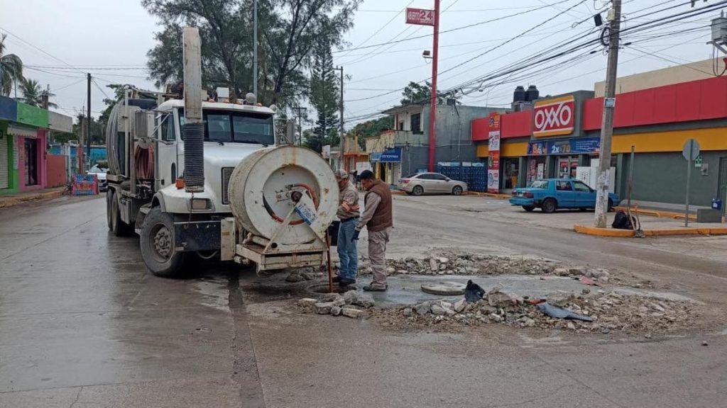 Optimiza COMAPA Altamira funcionamiento de la red de&nbsp;drenaje