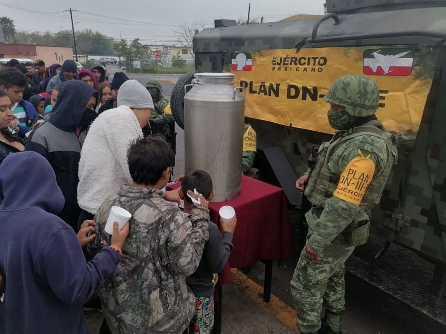 Defensa apoya a familias ante gélidas&nbsp;temperaturas