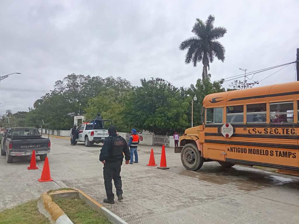 Guardia Estatal implementa operativo Escuela Segura en Antiguo&nbsp;Morelos