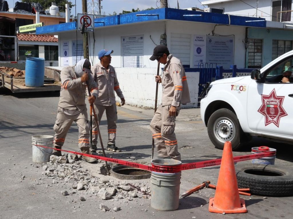 Mejora COMAPA Altamira operación de pozos de&nbsp;visita