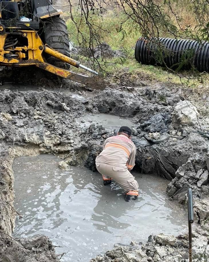 COMAPA Altamira realiza reposición y reparación de colectores de&nbsp;drenaje
