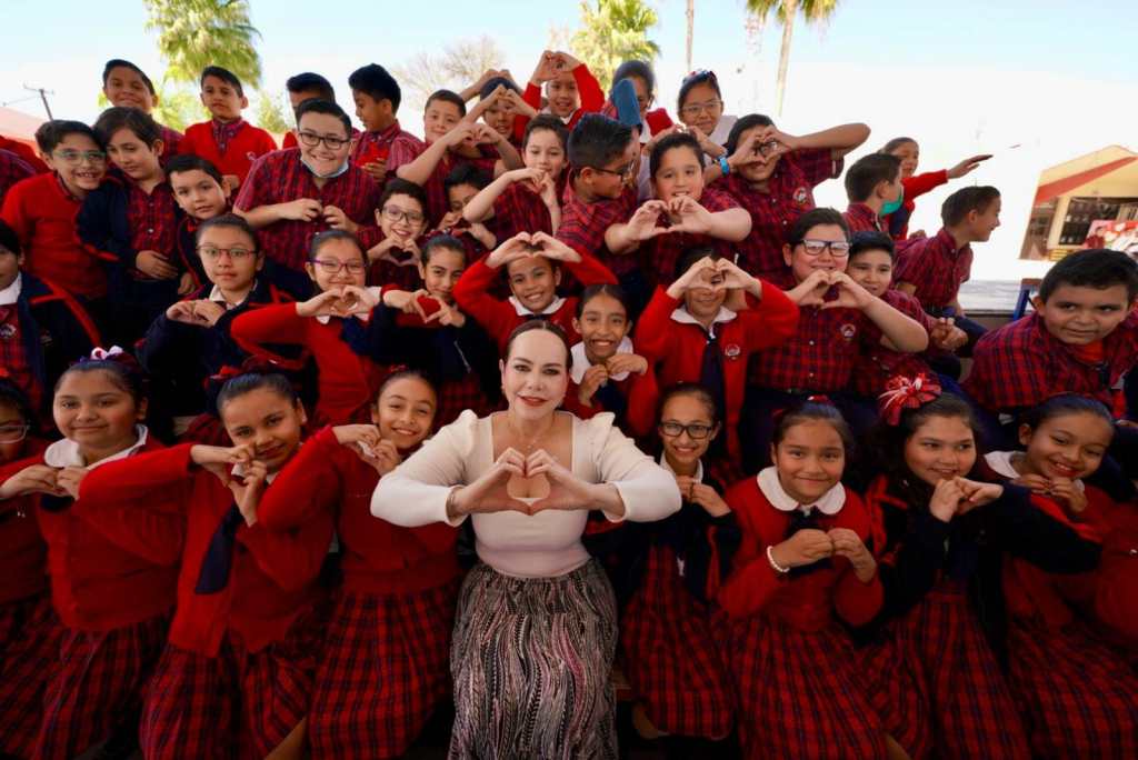 ALCALDESA CARMEN LILIA CANTUROSAS ENTREGA OBRAS DE INFRAESTRUCTURA EDUCATIVA EN BENEFICIO DE MÁS DE 1,600&nbsp;ESTUDIANTES
