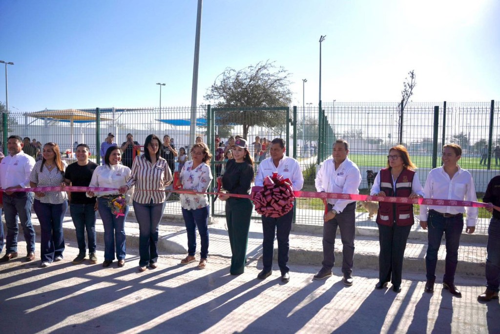 ENTREGA ALCALDESA CARMEN LILIA CANTUROSAS OBRAS DE REHABILITACIÓN DE ESPACIOS PÚBLICOS EN EL PONIENTE DE LA&nbsp;CIUDAD