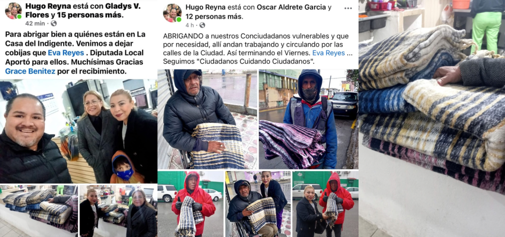 Solidaridad contra el frío: entregan cobijas a los más vulnerables en&nbsp;Reynosa