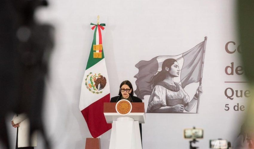 Inauguran Américo, SICT y CPKC, puente ferroviario que duplicará intercambio&nbsp;comercial