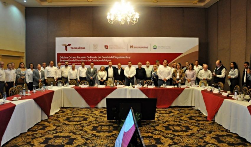 Actualiza Secretaría de Recursos Hidráulicos Semáforo del Cuidado del Agua para Tamaulipas de&nbsp;febrero