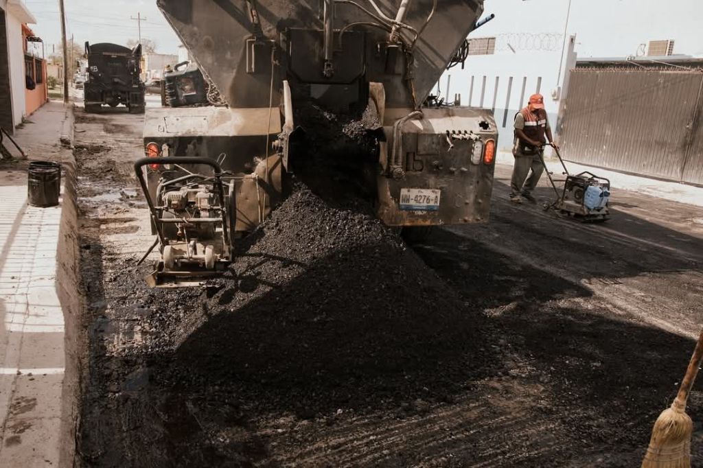 Mejora Gobierno de Matamoros calles de la Colonia México&nbsp;Agrario