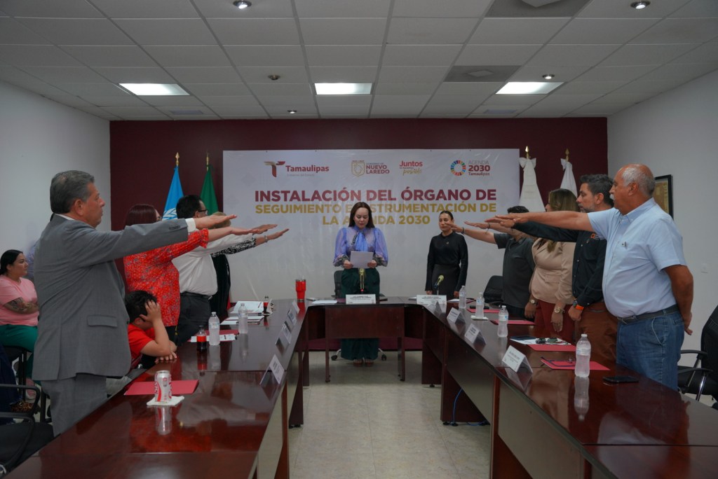 IMPULSA ALCALDESA AGENDA 2030 CON SOCIEDAD CIVIL: INSTALA Y TOMA PROTESTA A ÓRGANO DE SEGUIMIENTO PARA EL DESARROLLO SOSTENIBLE DE NUEVO&nbsp;LAREDO