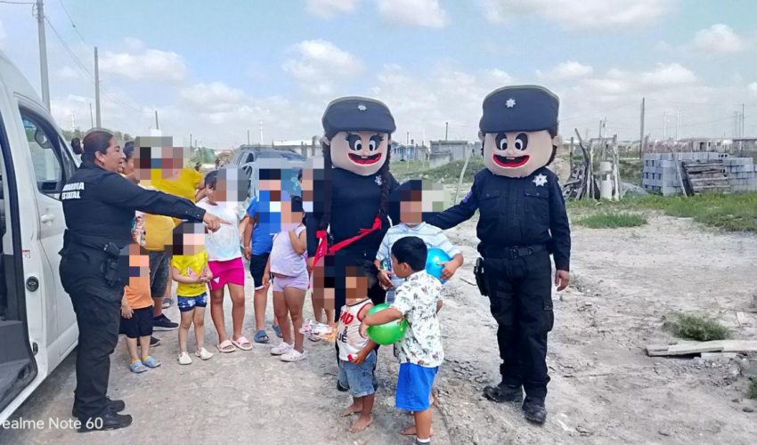 Entrega Guardia Estatal de Género juguetes a niños y niñas de la&nbsp;frontera