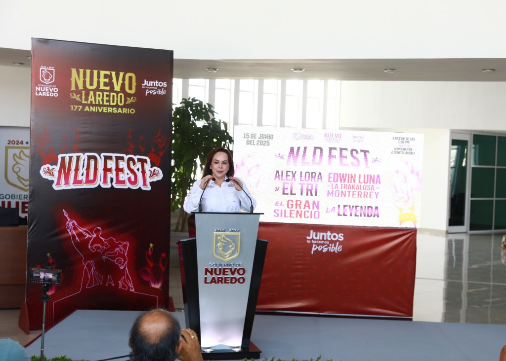 PRESENTA ALCALDESA CARMEN LILIA CANTUROSAS EL NLD FEST PARA CELEBRAR EL 177 ANIVERSARIO DE NUEVO&nbsp;LAREDO