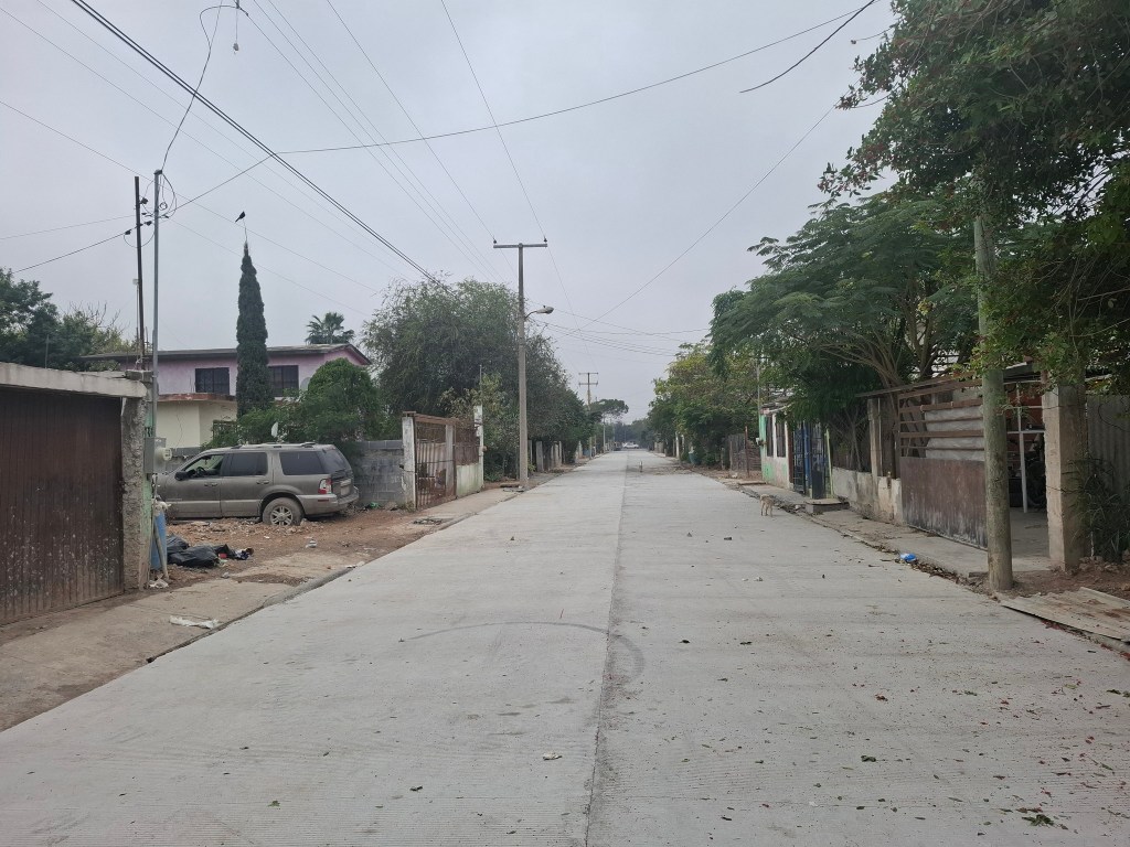 Renuevan vialidad en Río Bravo con pavimentación de concreto&nbsp;hidráulico