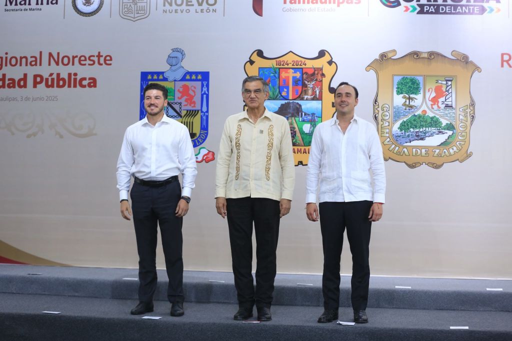 Acuerdan Tamaulipas, Nuevo León y Coahuila reforzar seguridad fronteriza e&nbsp;interestatal