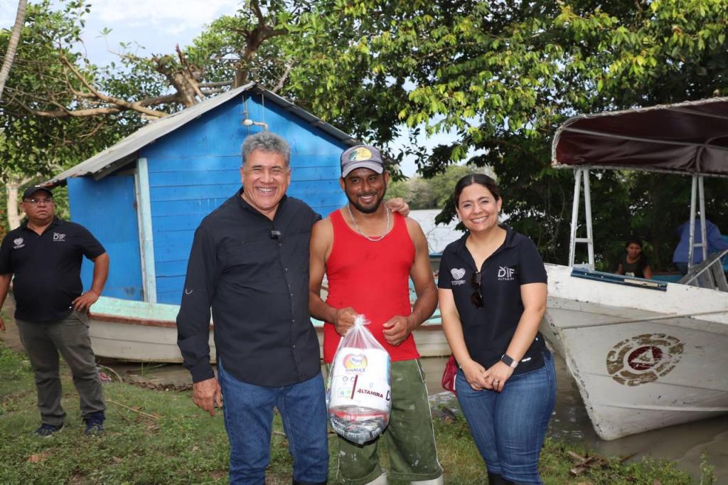 Apoya Armando Martínez a pescadores de la ribera del&nbsp;Tamesí