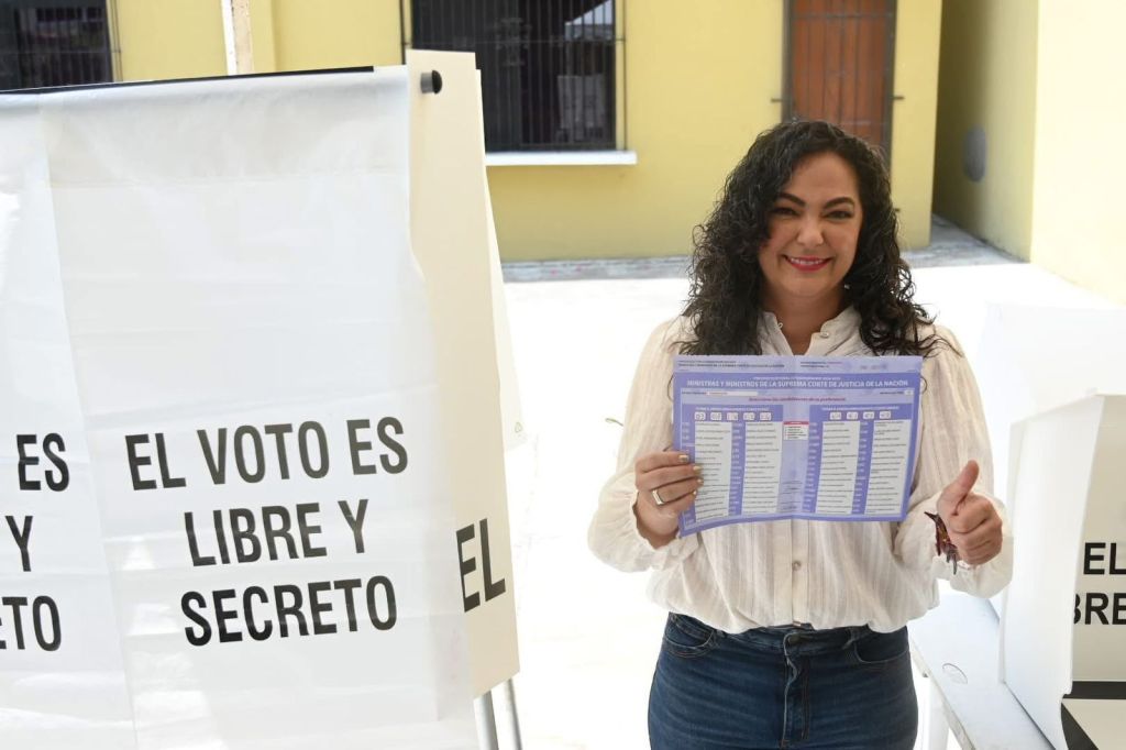 Senadora Olga Sosa celebra participación ciudadana en elección del Poder&nbsp;Judicial