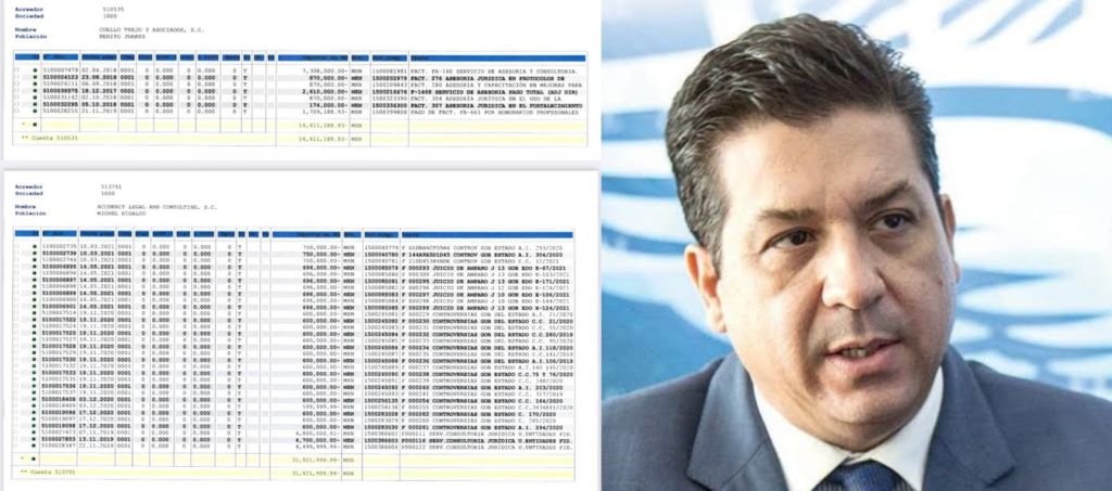 Cabeza de Vaca contrató los servicios de Javier Coello Trejo y Roberto Gil Zuarth siendo gobernador de&nbsp;Tamaulipas