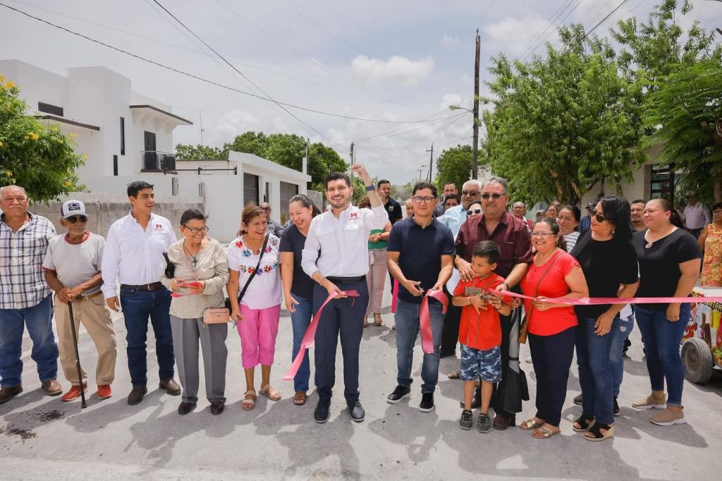 Inaugura Beto Granados obra de pavimentación asfáltica en la Colonia «Alberto Carrera&nbsp;Torres»
