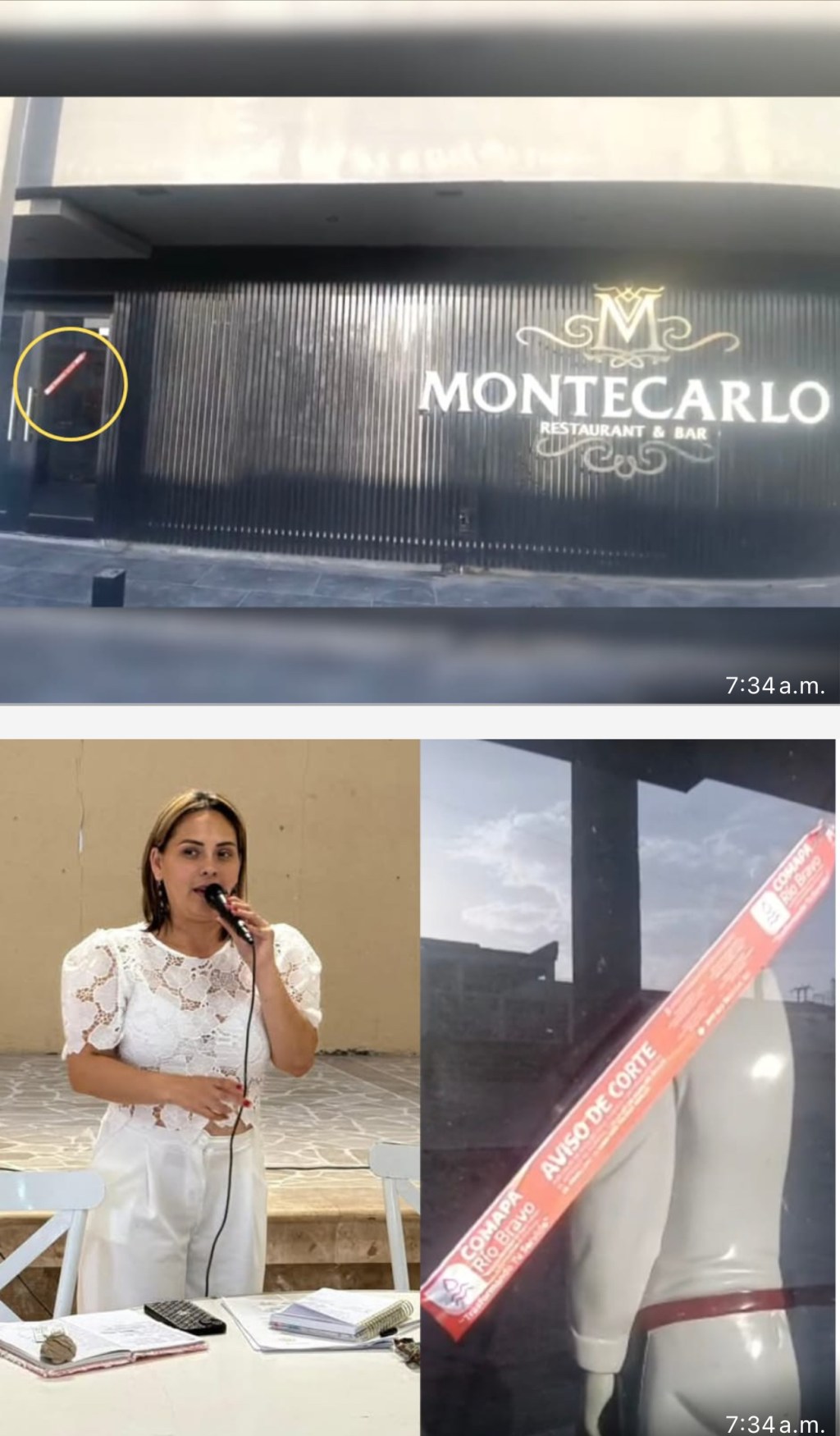 Por morosa. Exhiben a diputada federal Casandra de los Santos Flores por no pagar el agua a&nbsp;COMAPA