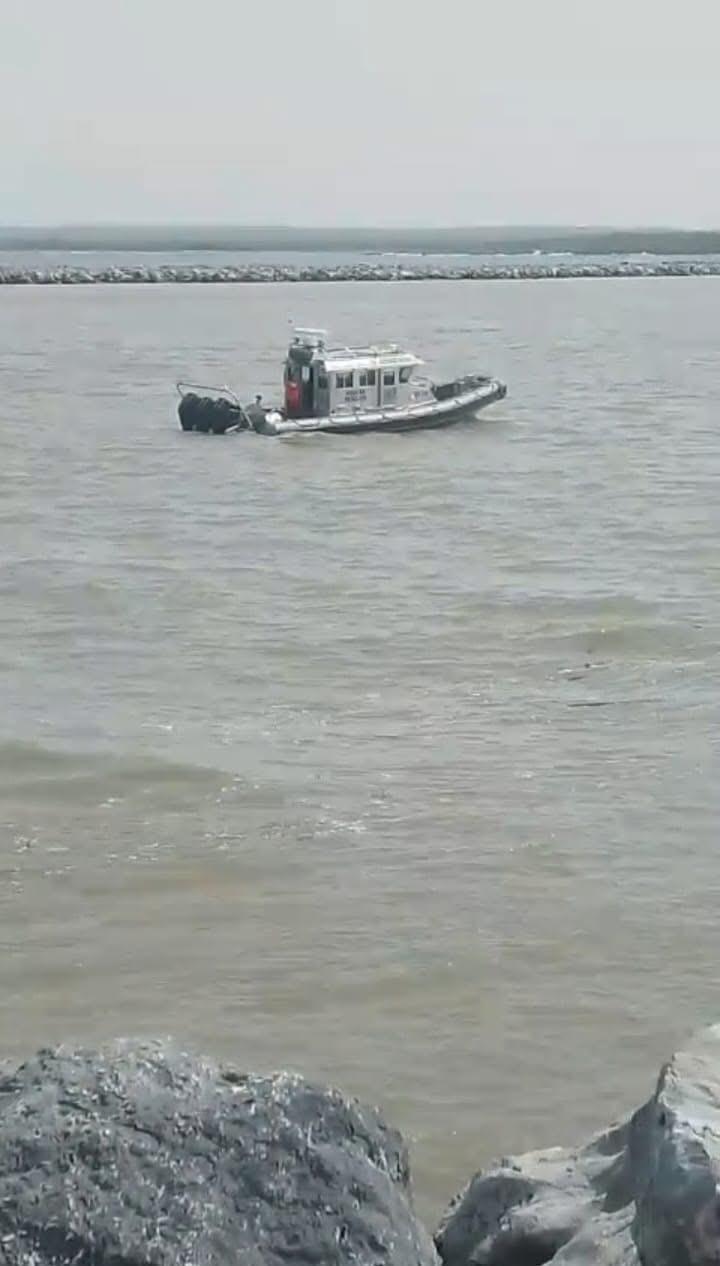 Buscan cocodrilo en las escolleras de&nbsp;Miramar.